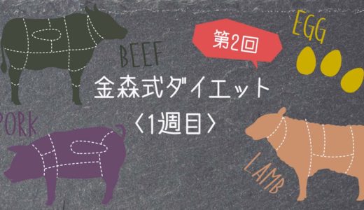 【2期1週目】キラキラ期《金森式ダイエット記録》